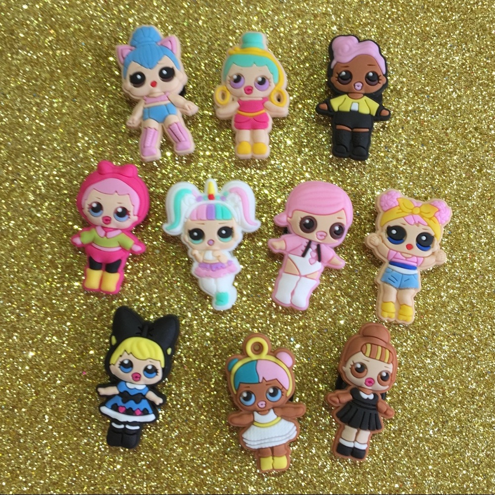 ♡♡ set of 10pcs Doll Shoe Charms